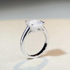 Solitaire 5ct Asscher CZ Ring-s925